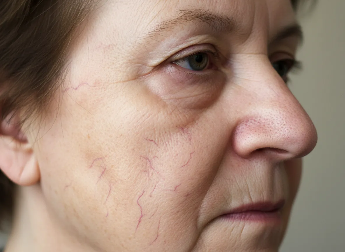 Understanding spider veins — face