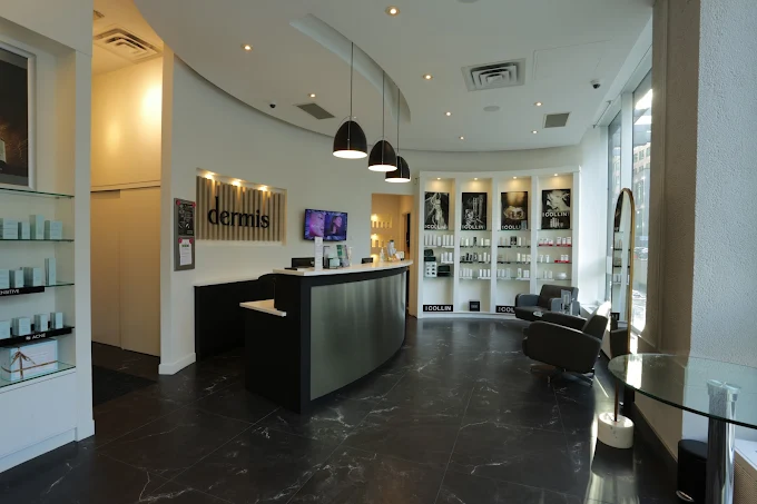 Dermis Advanced Skin Care reception area in downtown Ottawa
