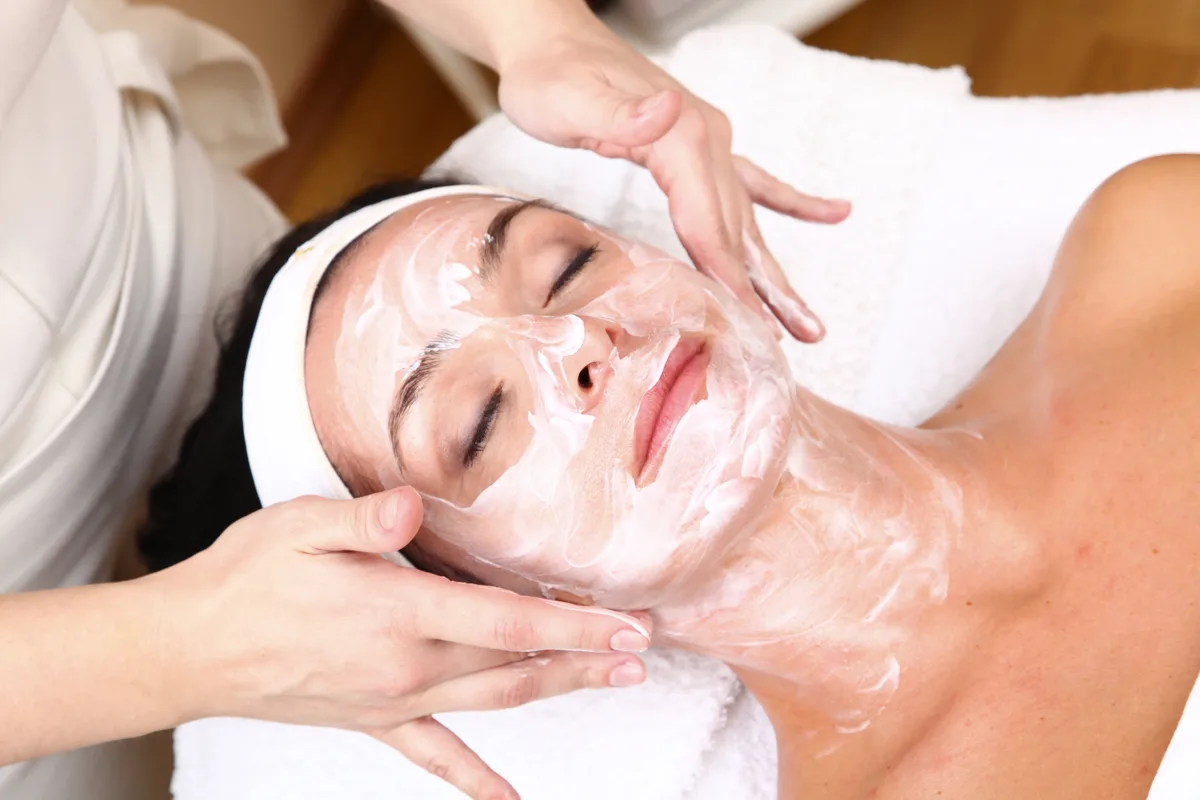 Spa facial treatment at Dermis